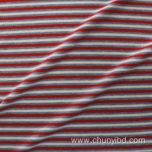 Customized Color Soft And Stretchy Stripe Pattern Yarn Dyed 2x2 Rib Fabrics For Sweater dress/Garment